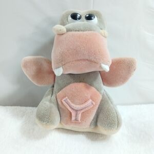 Vintage 80's Hello Kitty Yuk-a-Puk Hello Colors Plush 7" Sanrio